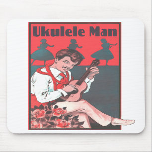Ukulele-Mann Mousepad