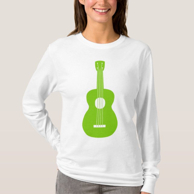Ukulele - Martian Green T-Shirt (Vorderseite)