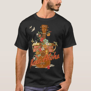 Ukulele Mele Aloha Hawaii für Island Music Lovers T-Shirt
