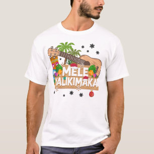 Ukulele Mele Kalikimaka Weihnachten T-Shirt