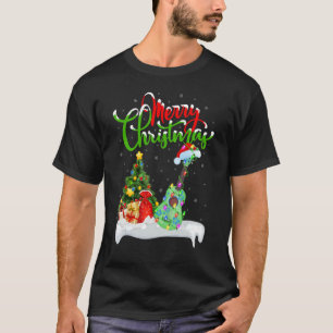 Ukulele Music Xmas Dekorationen Santa Ukulele Chr T-Shirt