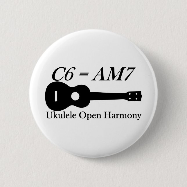 Ukulele-offene Akkorde Button (Vorderseite)