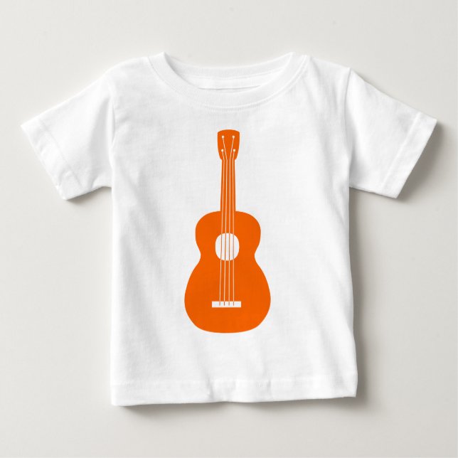 Ukulele - Orange Baby T-shirt (Vorderseite)