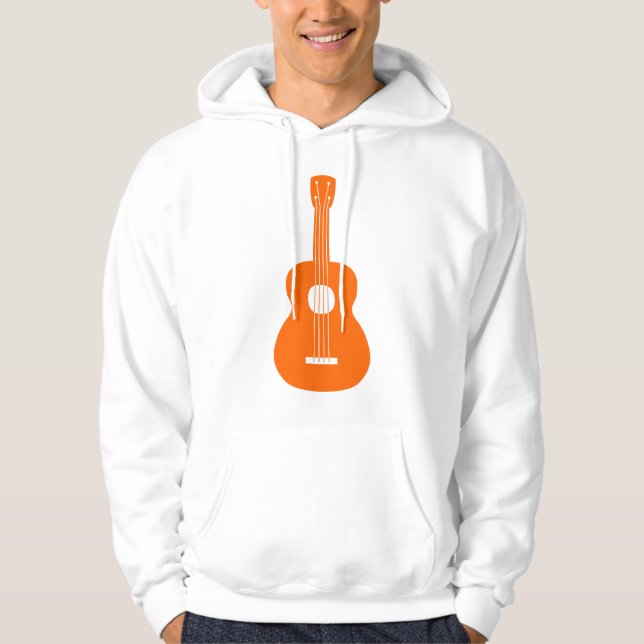 Ukulele - Orange Hoodie (Vorderseite)
