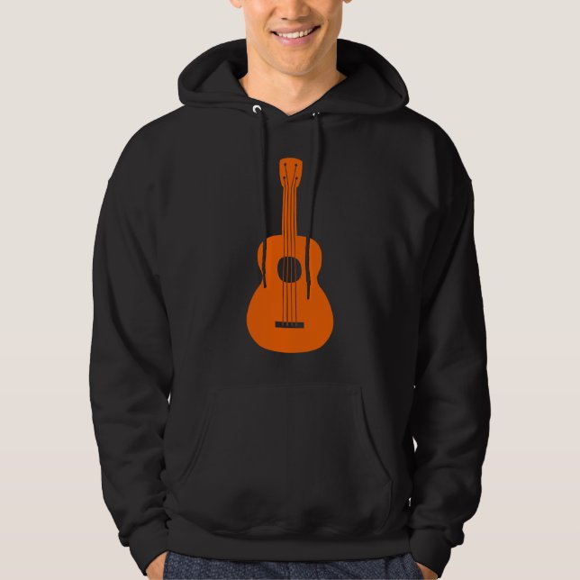 Ukulele - Orange Hoodie (Vorderseite)