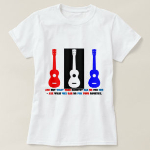 Ukulele-Patriotismus T-Shirt