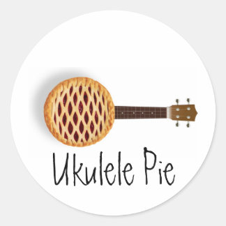 Ukulele Pie Stickers