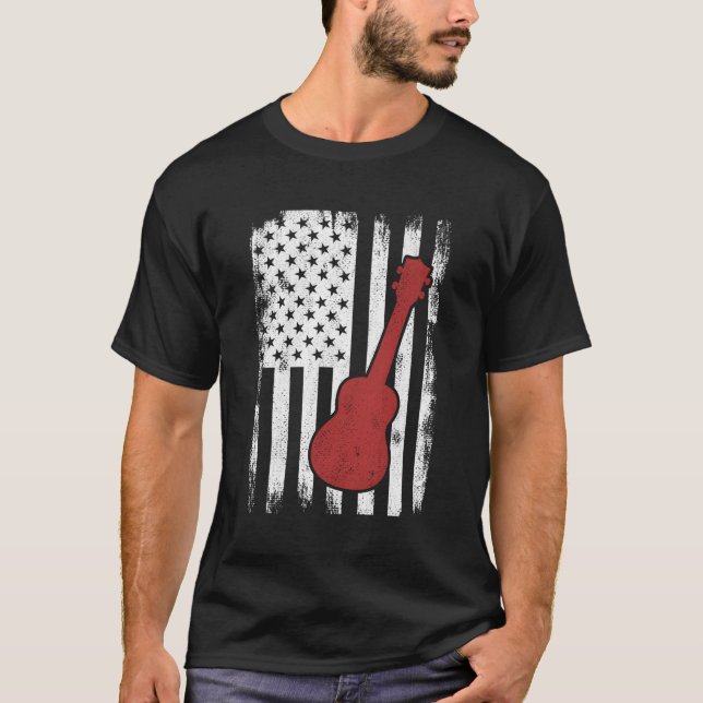 Ukulele Player Ukulele Musician T-Shirt (Vorderseite)