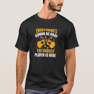 Ukulele Player Ukulele Uke Happy Rock Blues Jazz T-Shirt