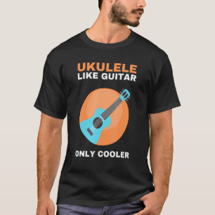 Ukulele Player und hawaiianische Musikergitarre T-Shirt