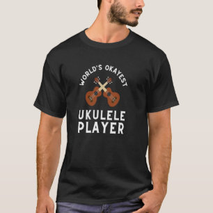 Ukulele Player und hawaiianische Musikergitarre T-Shirt
