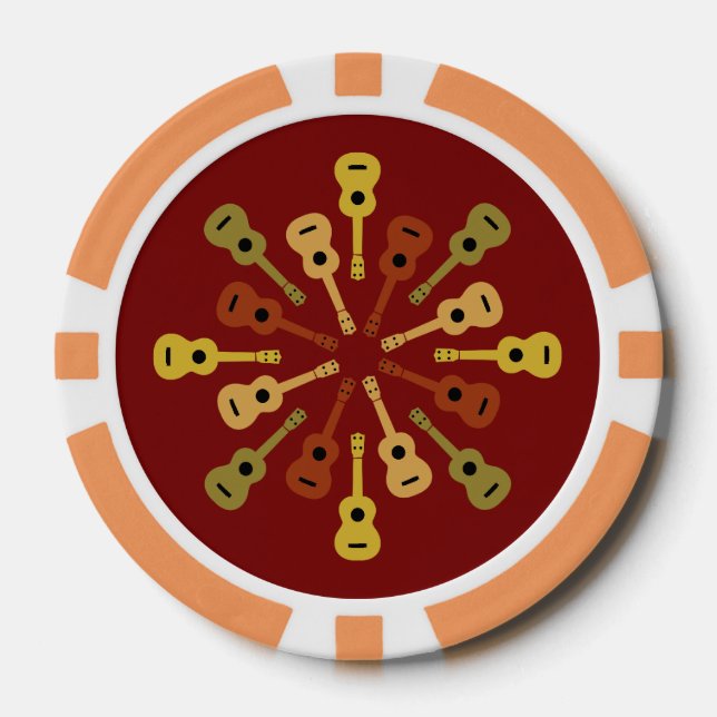 Ukulele Poker Chips (Vorderseite)