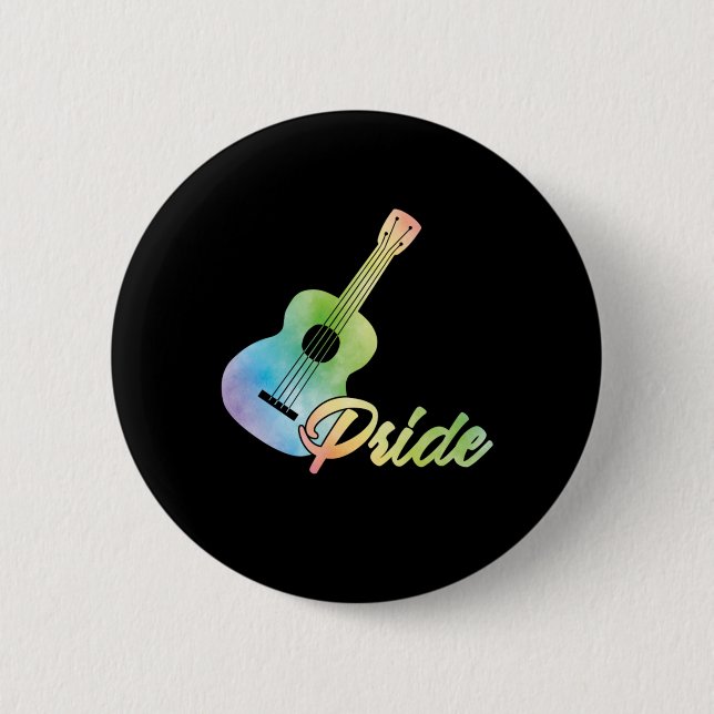 Ukulele Pride Uke Instrument Music Guitar Geschenk Button (Vorderseite)
