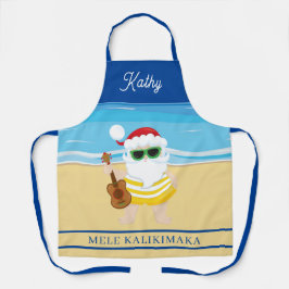 Ukulele Santa Claus  Schürze