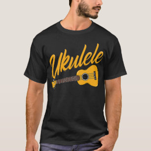 Ukulele-Spieler Lustiges Musik Instrument Gitarren T-Shirt