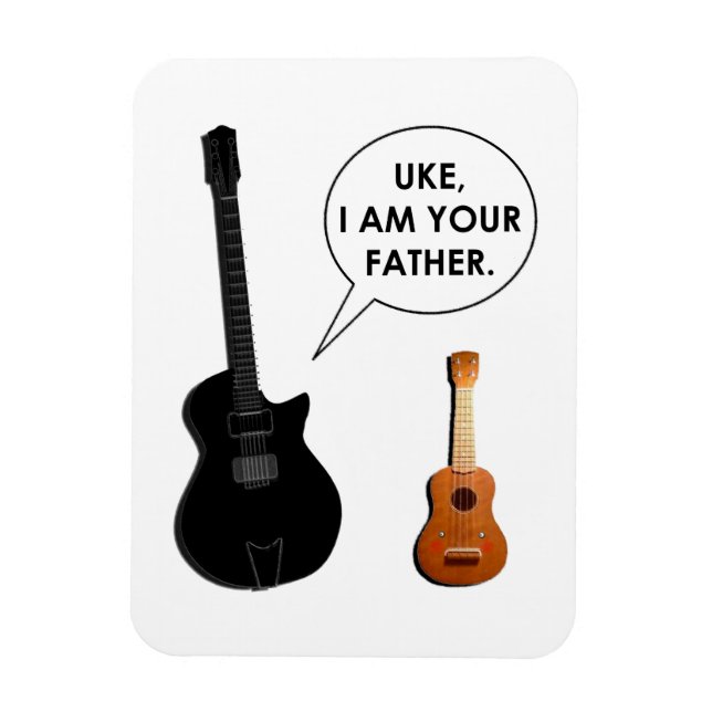 Ukulele-Spieler Magnet (Vertikal)