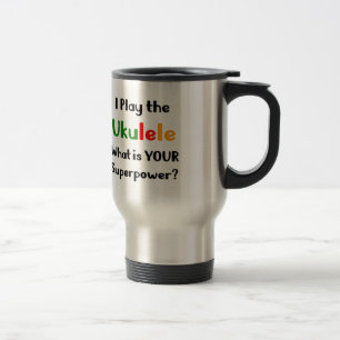 Ukulele-Spieler Reisebecher