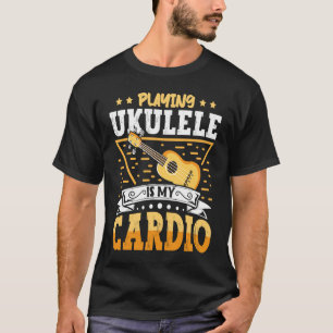 Ukulele-Spieler-Zubehör Ukulele für Männer Frauen T-Shirt