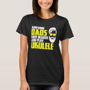 Ukulele Sprichwort Vatertag Gitarre Ukulele T-Shirt