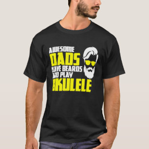 Ukulele Sprichwort Vatertag Gitarre Ukulele T-Shirt