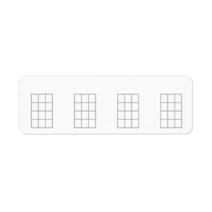 Ukulele Stickers Leere Akkord Diagramm 4 Frey Gray