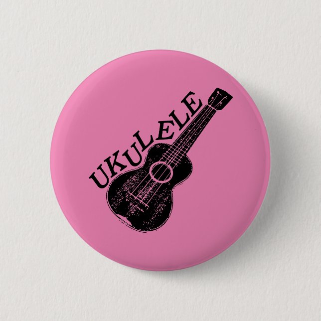Ukulele Text und Bild Button (Vorderseite)