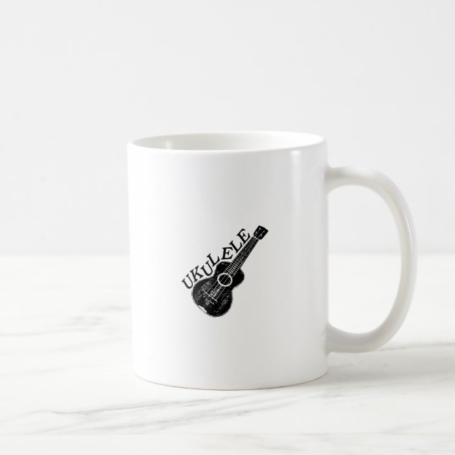Ukulele Text und Bild Tasse (Rechts)