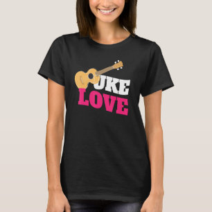Ukulele Uke Liebe I Guitar Music Liebe Instrument T-Shirt
