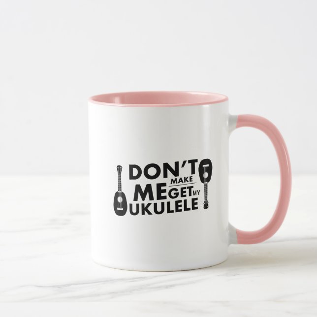 Ukulele Uke Musik-Geschenke Tasse (Rechts)