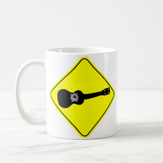 Ukulele-Verkehrsschild-Tasse Kaffeetasse