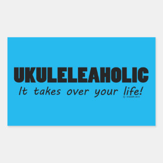 Ukuleleaholischer Aufkleber