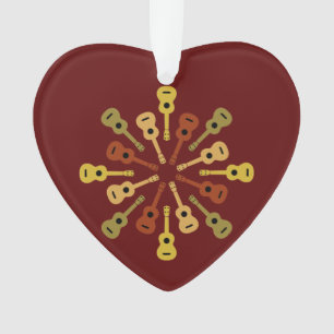 Ukulelegewohnheitsverzierung Ornament