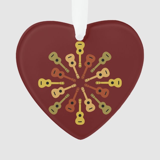 Ukulelegewohnheitsverzierung Ornament (Vorderseite)