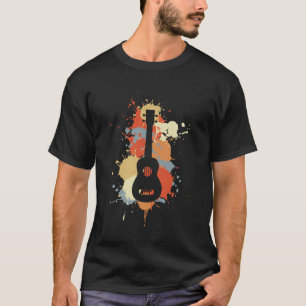 Ukulelen-Musik Retro-Ukulelist T-Shirt