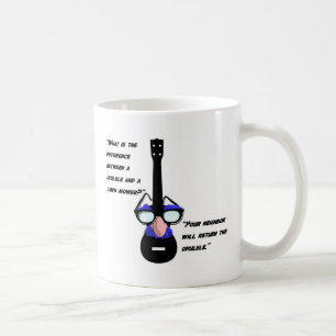 Ukuleles und Rasenmäher Tasse