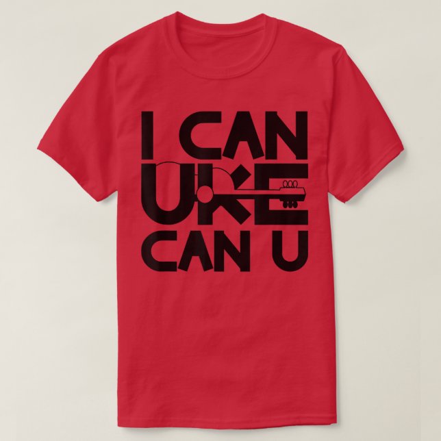 Ukulelist Retro Uke Music Hawaiian Guitar Ukulele T-Shirt (Design vorne)