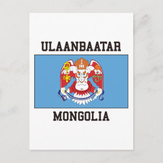 Ulaanbaatar-Flagge Postkarte