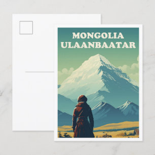 Ulaanbaatar Mongolia Postkarte