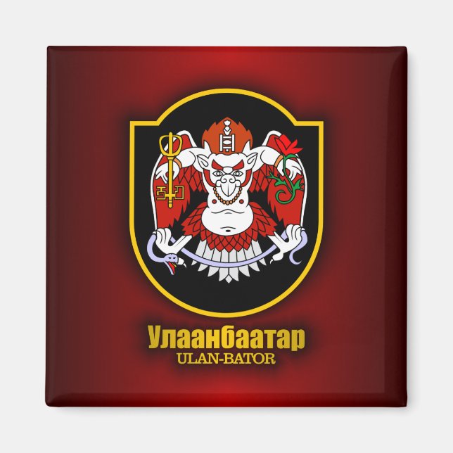 Ulan Bator Emblem Magnet (Vorne)