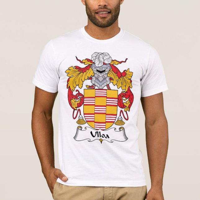 Ulloa Familienwappen T-Shirt (Vorderseite)