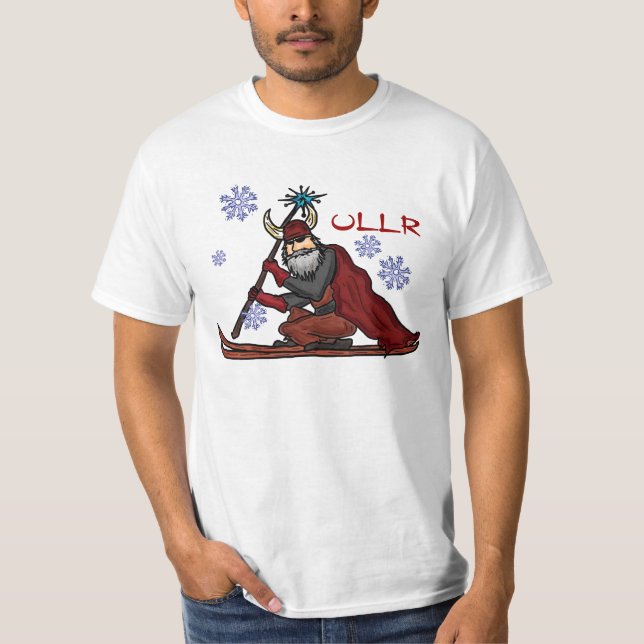 Ullr Schnee-Gott-Shirt T-Shirt (Vorderseite)