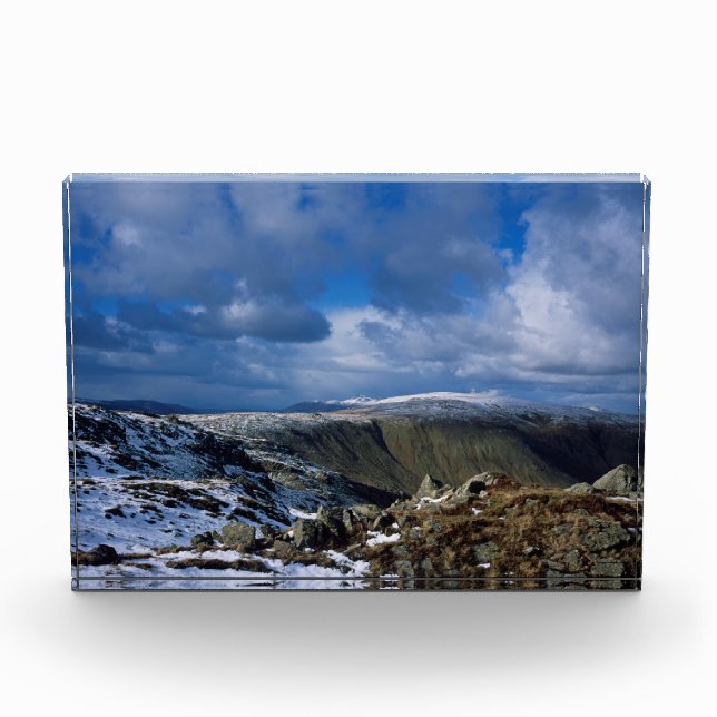 Ullscarand Skiddaw Winter Holiday Card Poster Fotoblock (Vorderseite)