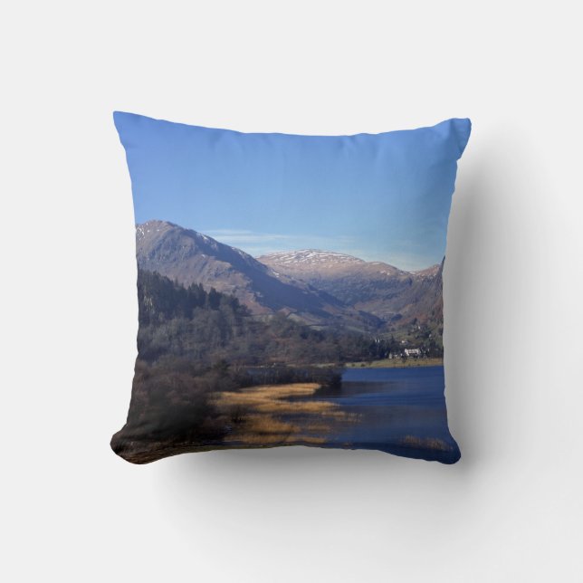 Ullswater Cumbria England Postcard Kissen (Vorderseite)