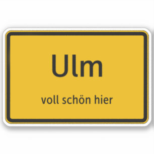 Ulm Aufkleber Sticker Autoaufkleber