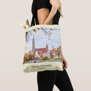 Ulm Minster Germany Painting by Farida Greenfield