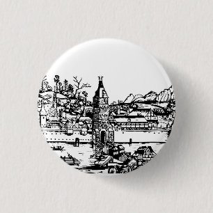 Ulm Stadt in Baden-Württemberg in Deutschland Button