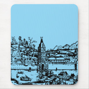 Ulm Stadt in Baden-Württemberg in Deutschland Mousepad