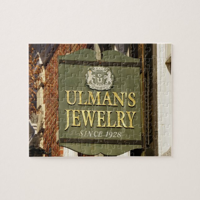 Ulman's Jewelry Store Sign, Fredericksburg Virgina Puzzle (Horizontal)