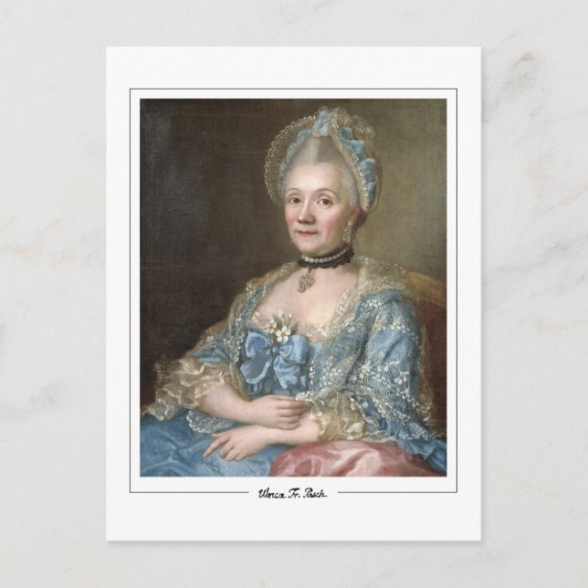 Ulrika Pasch Nr. 3 - Kunsthistorkarte Postkarte (Vorderseite)
