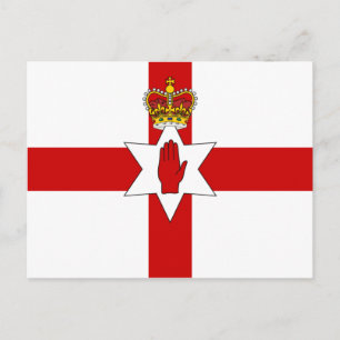 Ulster Banner Northern Ireland Flag Postkarte
